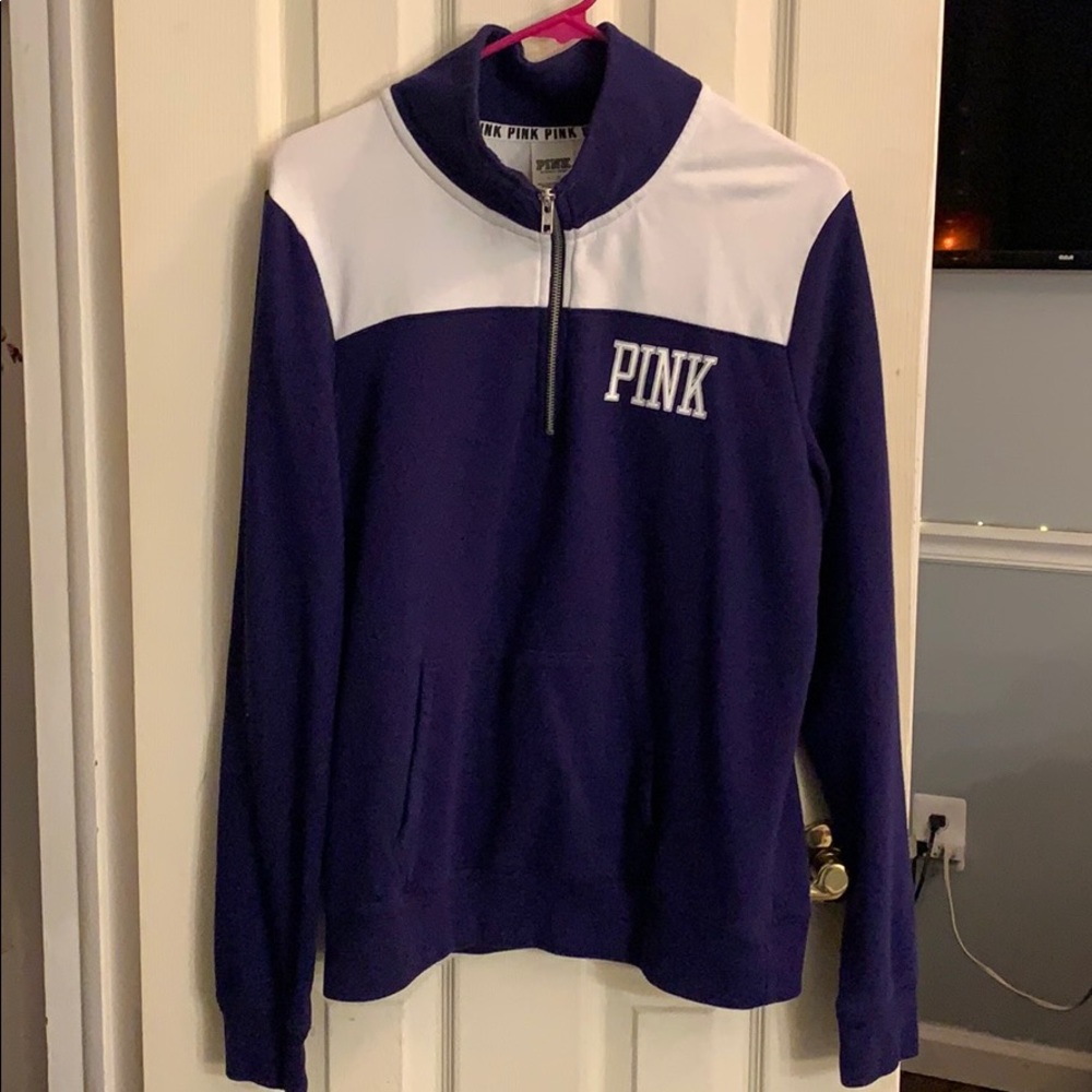 Victoria’s Secret pink half zip